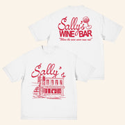 Role Model Merch Sally's Wine Bar T-Shirt Christmas Present For Husband - Lily Birch Market