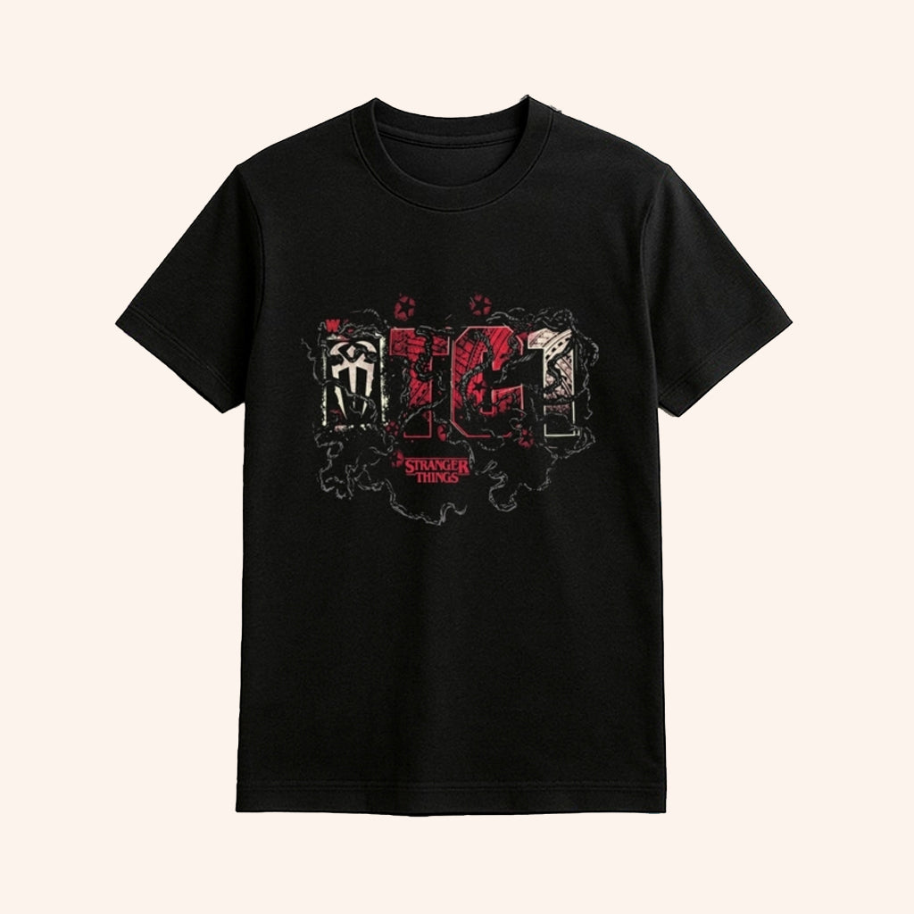 Roman Reigns WWE X Stranger Things Shirt WWE X Stranger Things Merch Gifts For Fans - Lily Birch Market