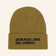 Rosalia Merch Dios Nos Libre Del Dinero Beanie Embroidered Gifts For Him - Lilybirchmarket