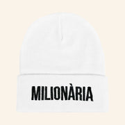 Rosalia Merch Milionaria Beanie Embroidered Gifts Ideas For Sisters - Lilybirchmarket