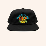 Rose City Band Merch Roses Embroidered Snapback Hat Unique Gifts For Music Lovers - Lilybirchmarket