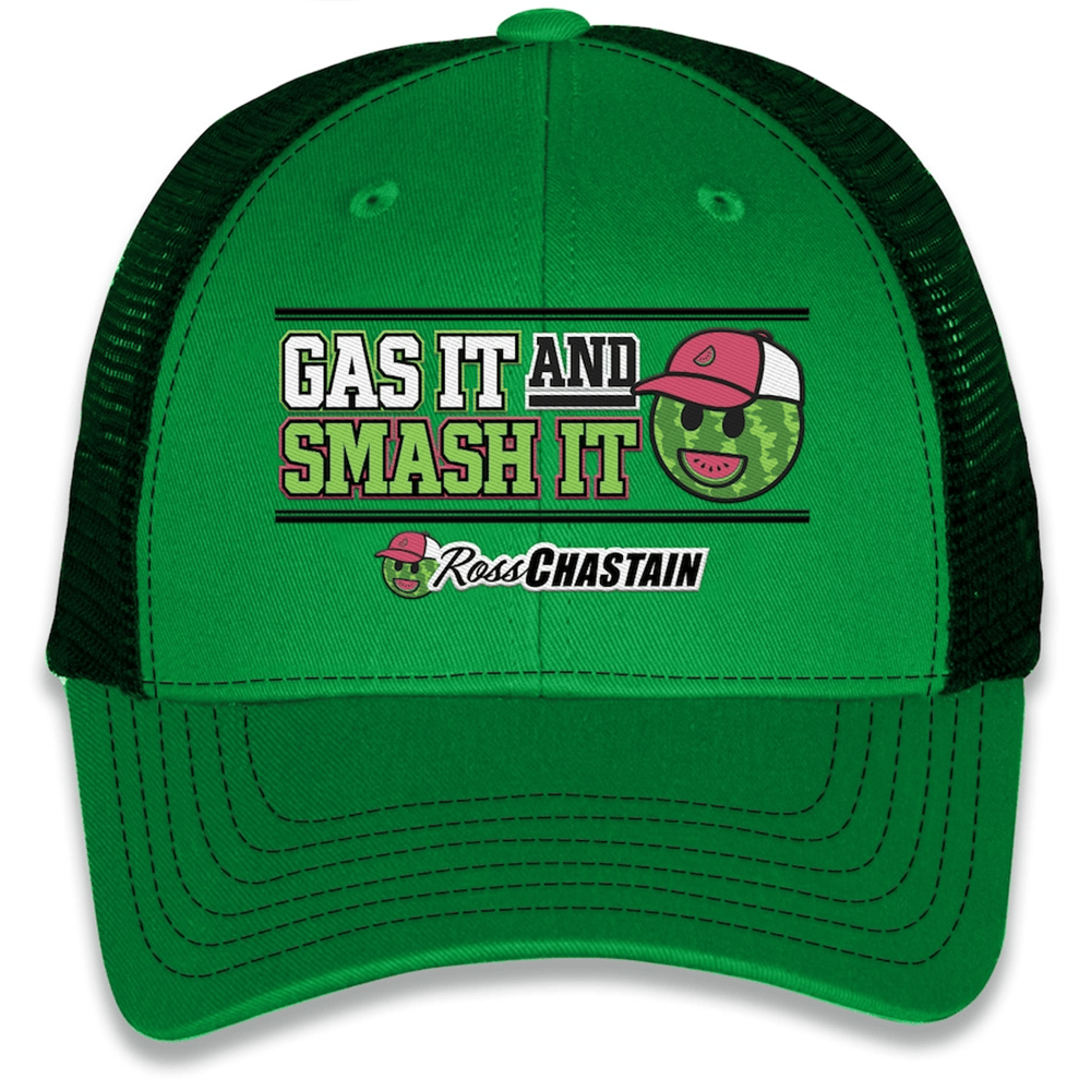 Ross Chastain Merch Ross Chastain Trackhouse Racing Team Green Hat Father's Day Presents - Lilybirchmarket