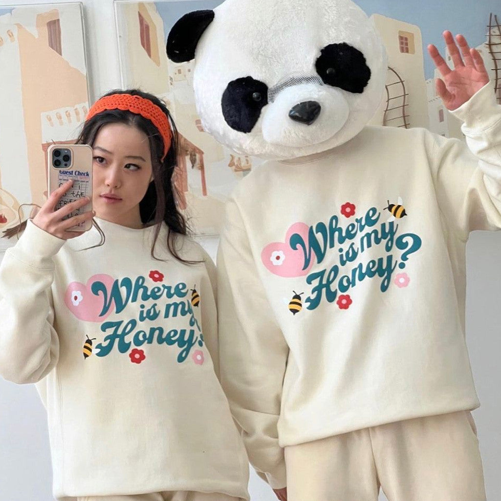 Rotten Mango Merch Where Is My Honey Sweatshirt Great Gifts For Couples - Lilybirchmarket