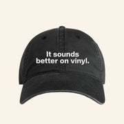 Rough Trade Merch It Sounds Better On Vinyl Embroidered Hat Best Christmas Gifts For Boyfriend - Lilybirchmarket