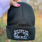 Rufus The Bull Merch Rufus The Bull Embroidered Beanie Gifts Ideas For Him - Lilybirchmarket