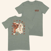 Rufus The Bull Merch Rufus The Bull T-Shirt Side Eye With Stars Shirt Gifts For Dad - Lily Birch Market