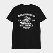 Rugged Individualism Built America USA 1776 2026 T-Shirt Gift Ideas For Boyfriend - Lily Birch Market