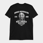Rugged Individualism Built America USA 250 Years 1776 2026 Bison T-shirt Gifts For Brother - Lily Birch Market