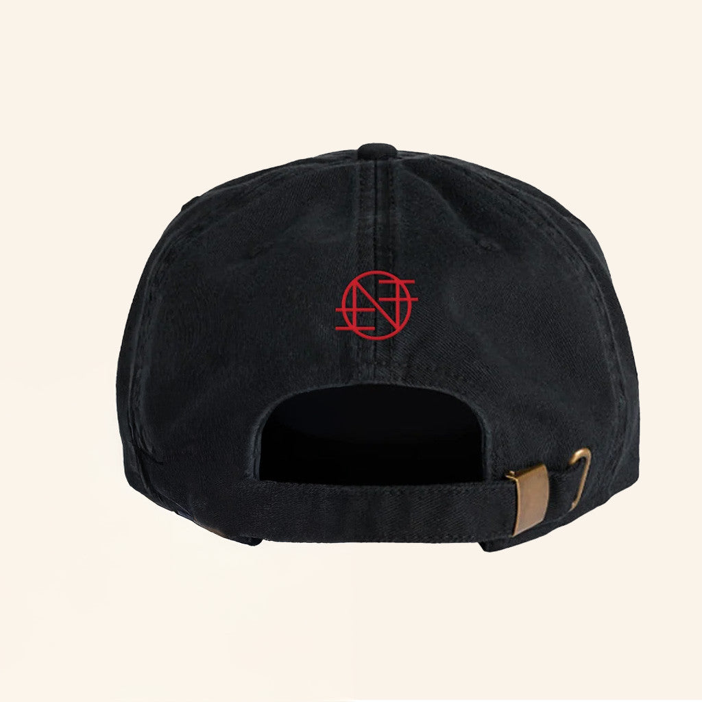 Run For Cover Records Merch Nothing Script Hat Embroidered Christmas Gift Ideas For Him - Lilybirchmarket