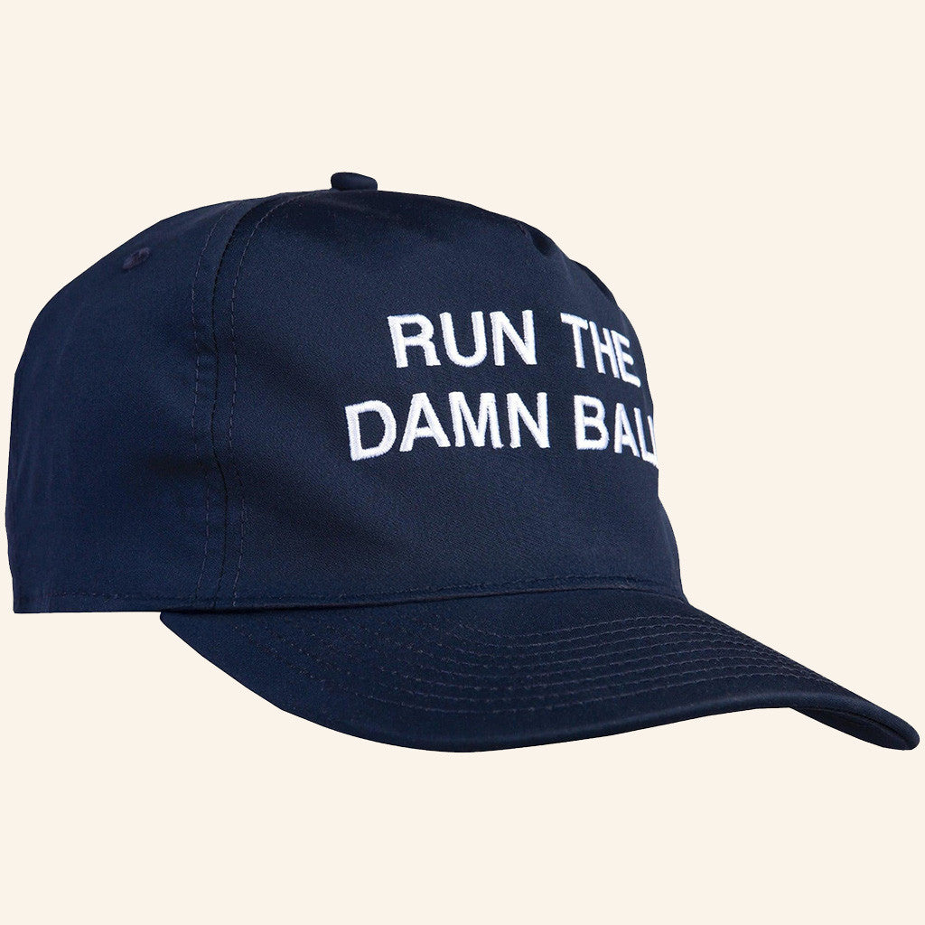 Run The Dang Ball Hat Embroidered Football Game Day Hat Gift Ideas For Football Lovers - Lilybirchmarket