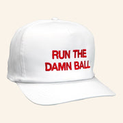 Run The Dang Ball Hat Embroidered Game Day Cap Gift Ideas For Father - Lilybirchmarket