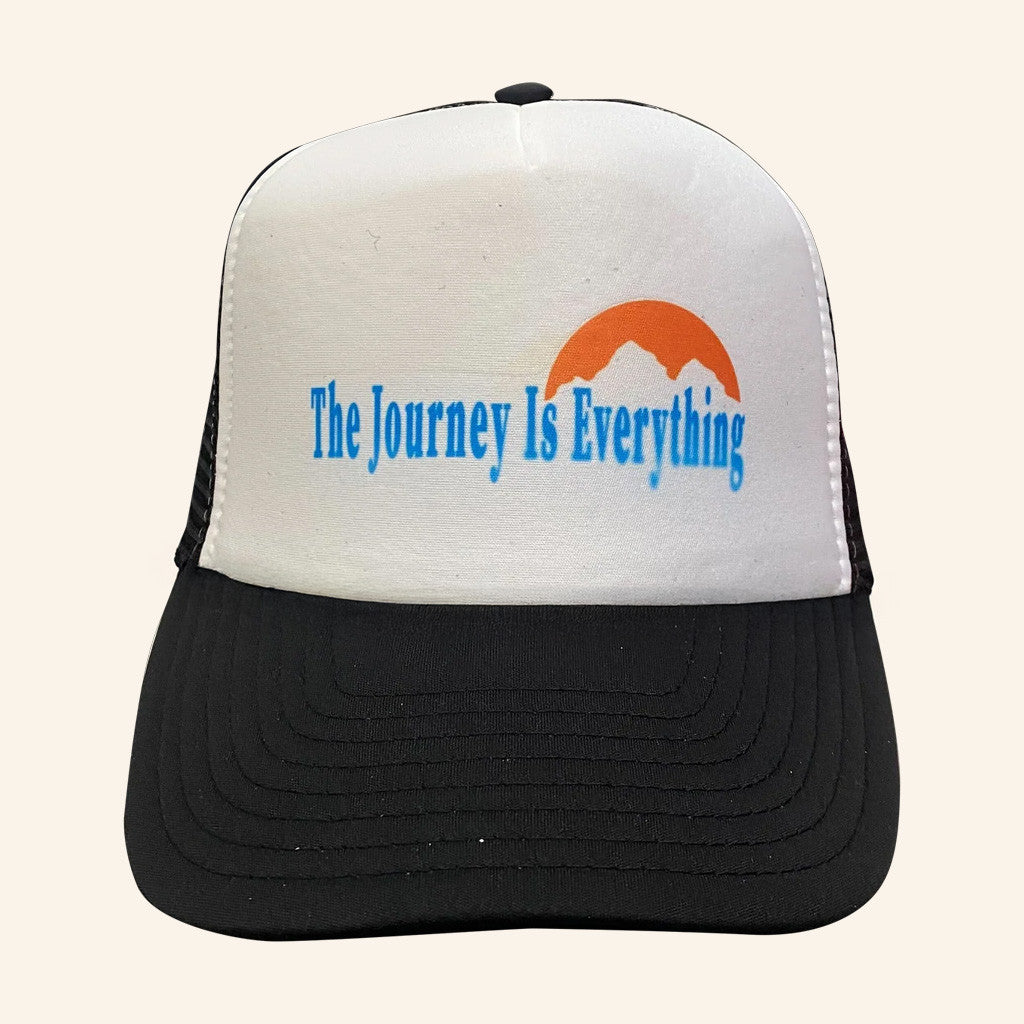 Russ Merch The Journey Is Everything Trucker Hat Birthday Ideas For Husband - Lilybirchmarket