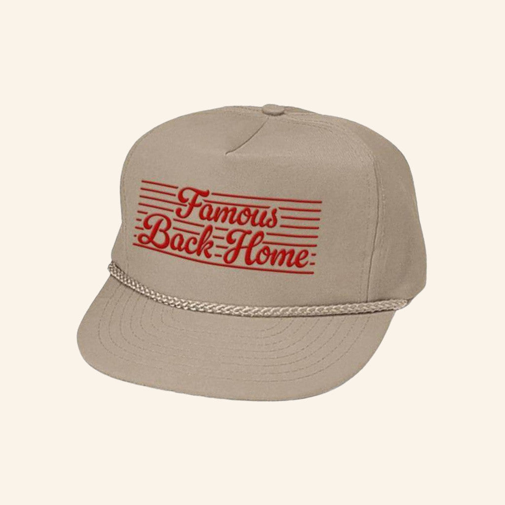 Russell Dickerson Merch Famous Back Home Hat Embroidered Birthday Gifts For Dad - Lilybirchmarket