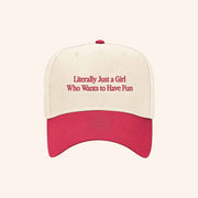 Russell Dickerson Merch Literally Just A Girl Hat Best Christmas Gifts For Sister - Lilybirchmarket