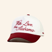 Rustler Hat Co Merch With Love From Alabama Embroidered Hat Gifts For Husband - Lilybirchmarket