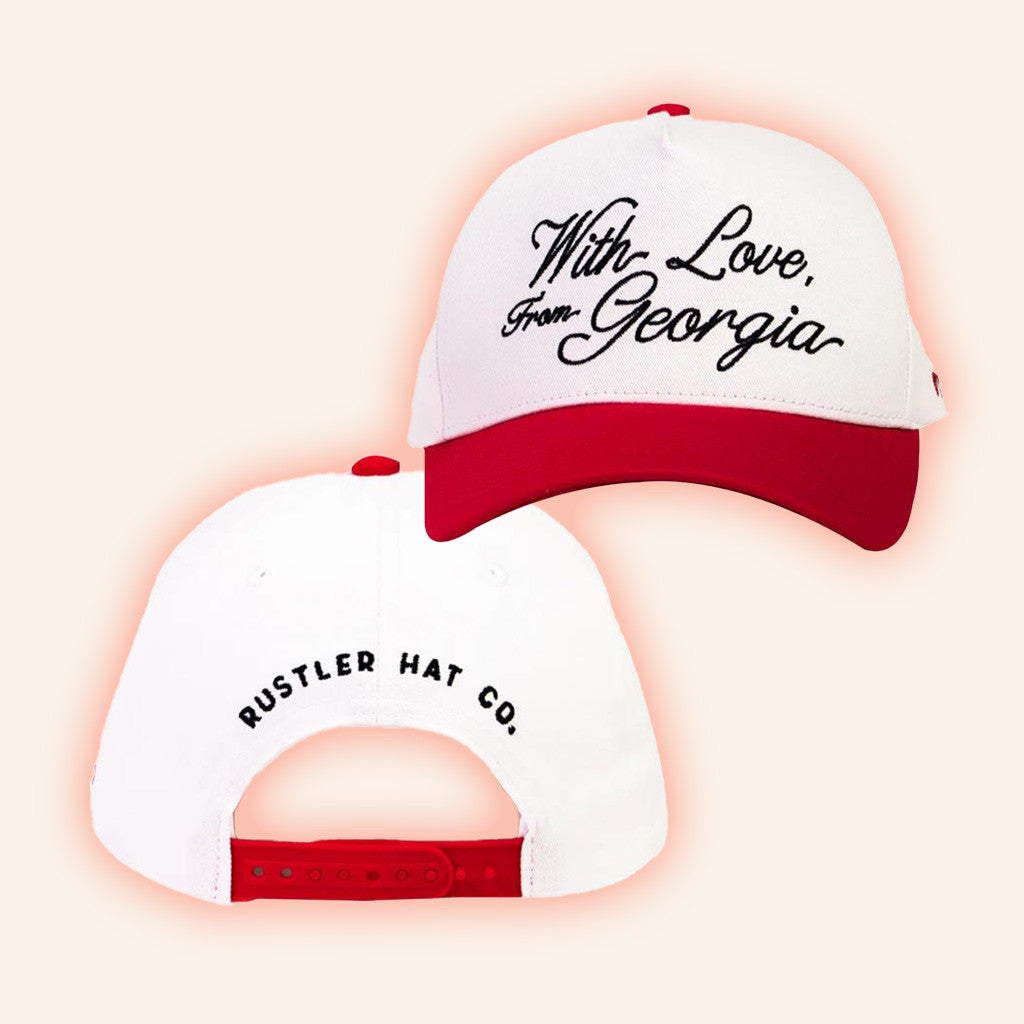 Rustler Hat Co Merch With Love From Georgia Hat Unique Gifts For Husband - Lilybirchmarket
