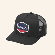 RVCA Merch Commonwealth Curved Trucker Hat Embroidered Dad Gifts - Lilybirchmarket
