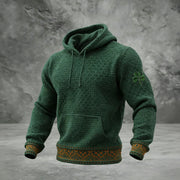 Saint Patrick Shamrock Hoodie St Patrick's Day Hooded Sweatshirt Gift For Him - Lilybirchmarket