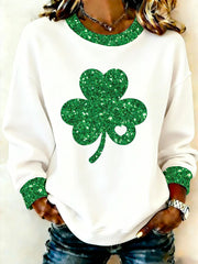  Saint Patrick Shamrock Sweatshirt Shamrock St Patricks Outfit St Patty's Day Gift Ideas - TradiViet
