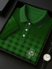  Saint Patrick's Day Shamrock Polo Shirt St Patricks Day Clothes Men Luck Of The Irish Gifts - TradiViet