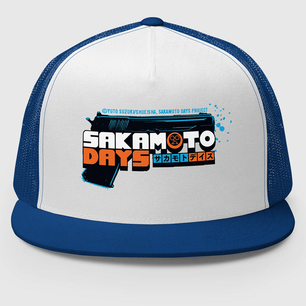 Sakamoto Days Merch Sakamoto Days Logo Trucker Hat Presents For Anime Lovers - Lilybirchmarket