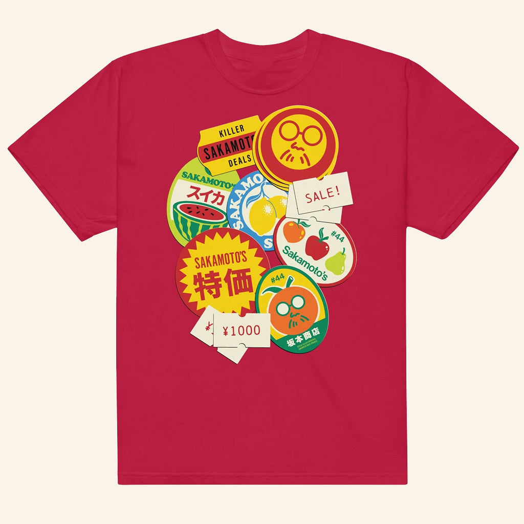 Sakamoto Days Merch Sakamoto Days Sticker Collage T-Shirt Gifts For Friends - Lily Birch Market