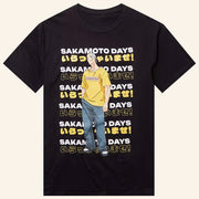 Sakamoto Days Merch Sakamoto Days Welcome Repeat T-Shirt Gifts For Anime Fans - Lily Birch Market