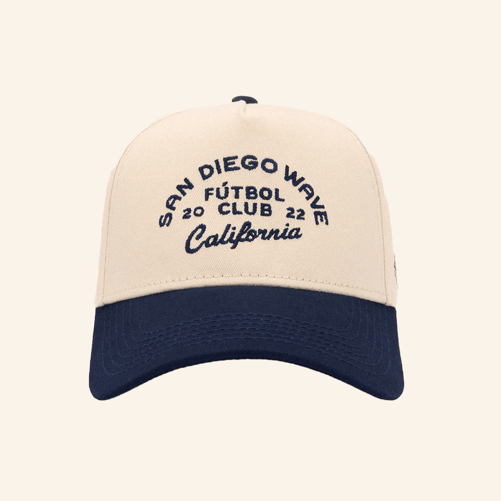 San Diego Wave FC Merch San Diego Wave FC X Huega House Embroidered Hat Gifts For Dudes - Lilybirchmarket