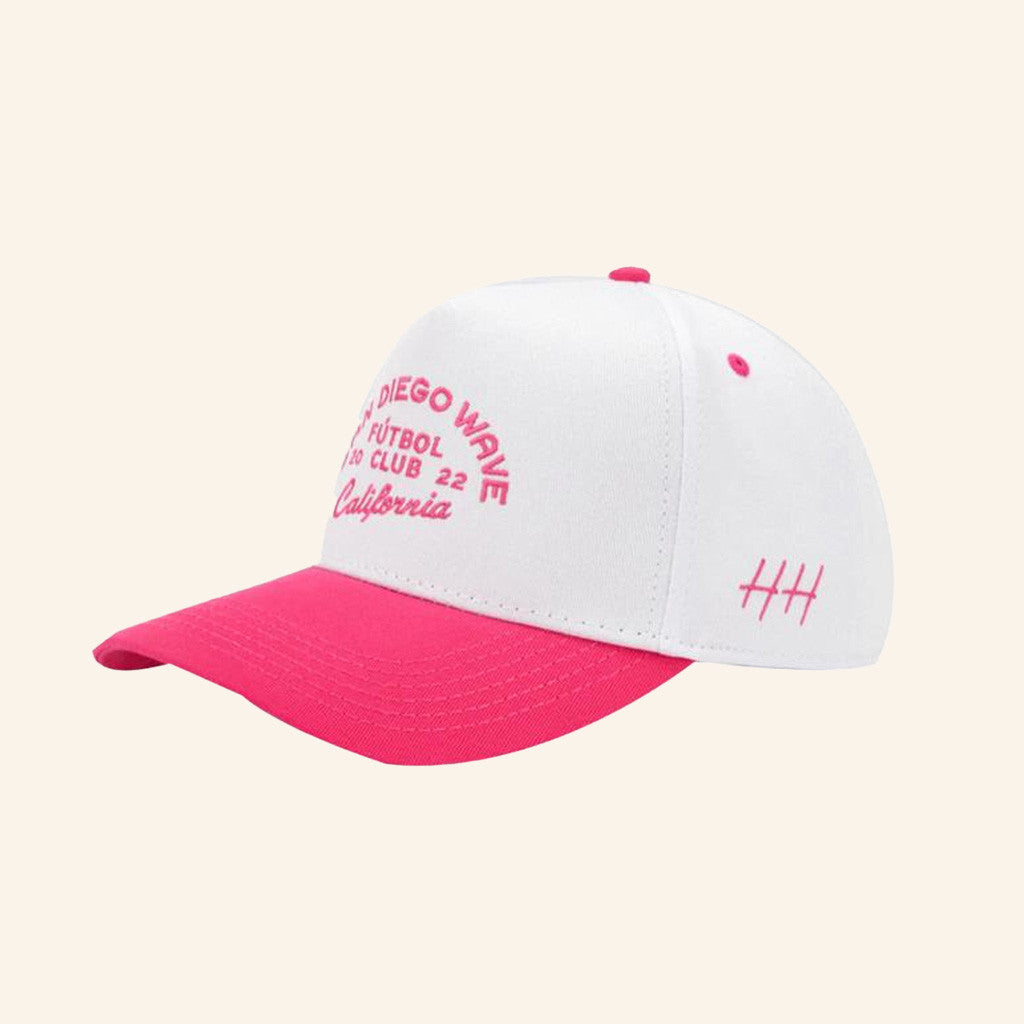 San Diego Wave FC Merch San Diego Wave FC X Huega House Embroidered Hat Gifts For Wife - Lilybirchmarket