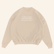 Sand Conan Gray Heather Sweater 2025 Conan Gray Merch Your Sweater Sweatshirt Gifts For Daughter - Lilybirchmarket