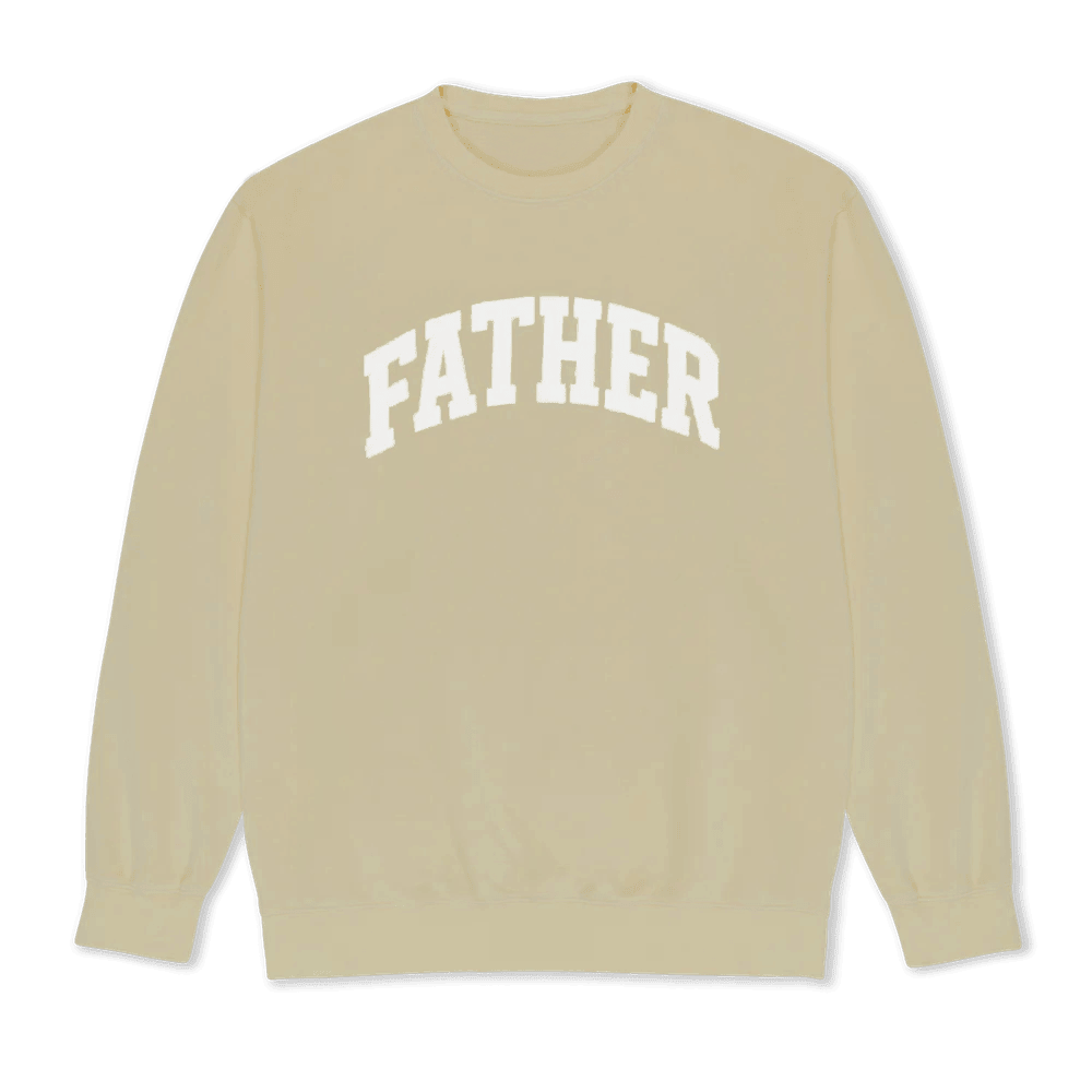 Sand Father Sweatshirt Call Her Daddy Merch Great Gift for Daughter Neutral Tone - Lilybirchmarket