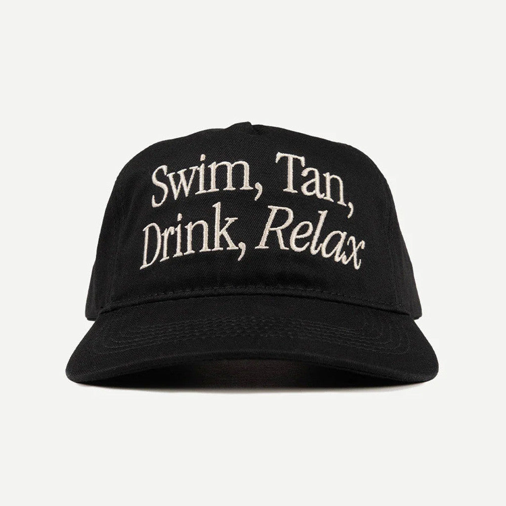 Sandsurf Merch Duvin Swim Tan Relax Black Hat Gifts For Father - Lilybirchmarket