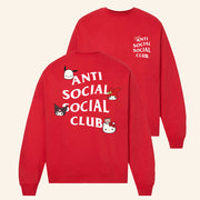 Sanrio Merch Anti Social Social Club X Hello Kitty And Friends Crewneck Sweatshirt Her Gifts - Lilybirchmarket