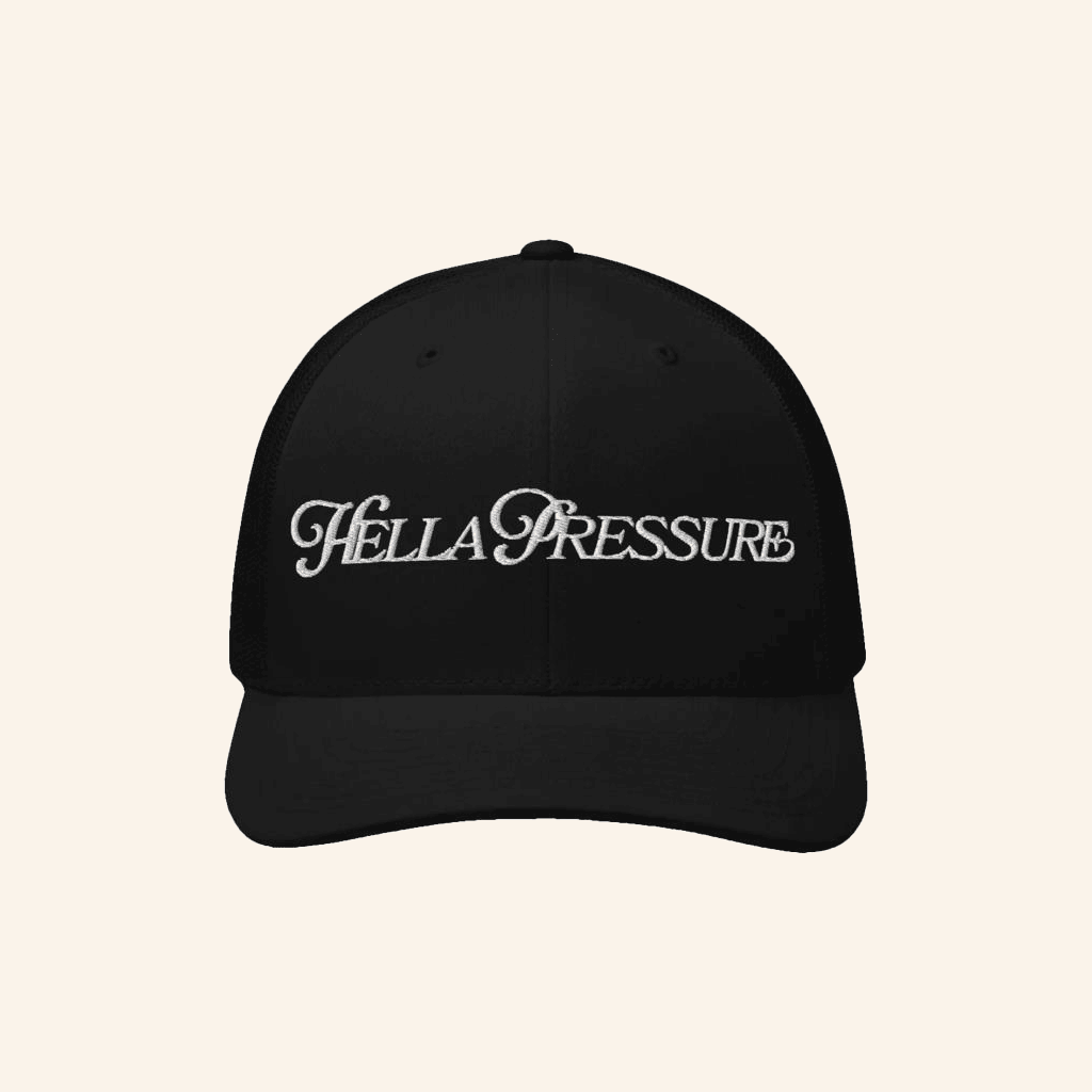 Saweetie Merch Embroidered Hella Pressure Trucker Hat Dad Gifts - Lilybirchmarket