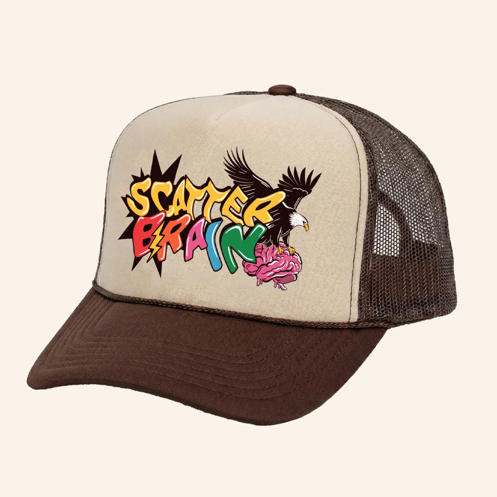 Scatterbrain Merch Brainstorm Trucker Hat Birthday Ideas For Brothers - Lilybirchmarket