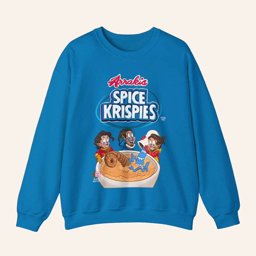 Screencrush Merch Arrakis Spice Krispies Sweatshirt Gift Ideas For Friend - Lilybirchmarket
