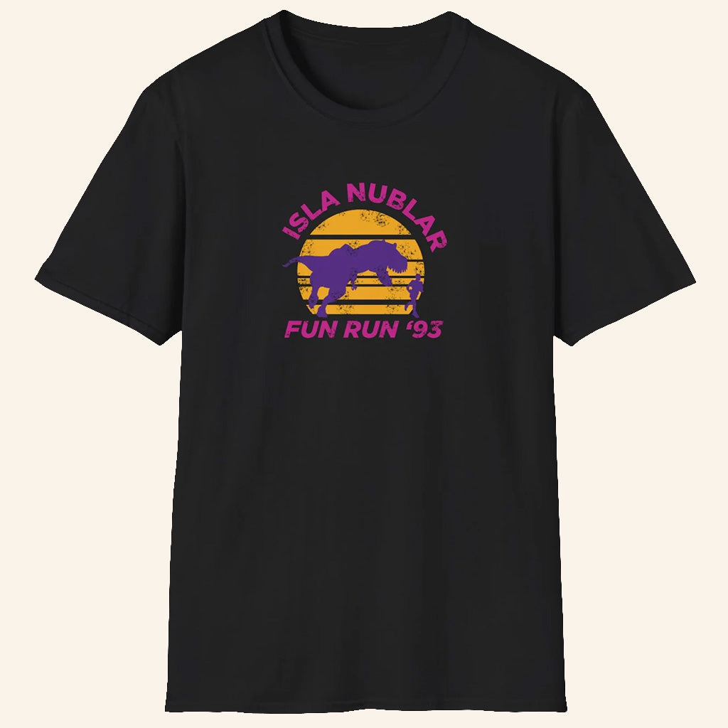ScreenCrush Merch Isla Nublar Fun Run 93 T-Shirt Present For Husband - Lily Birch Market