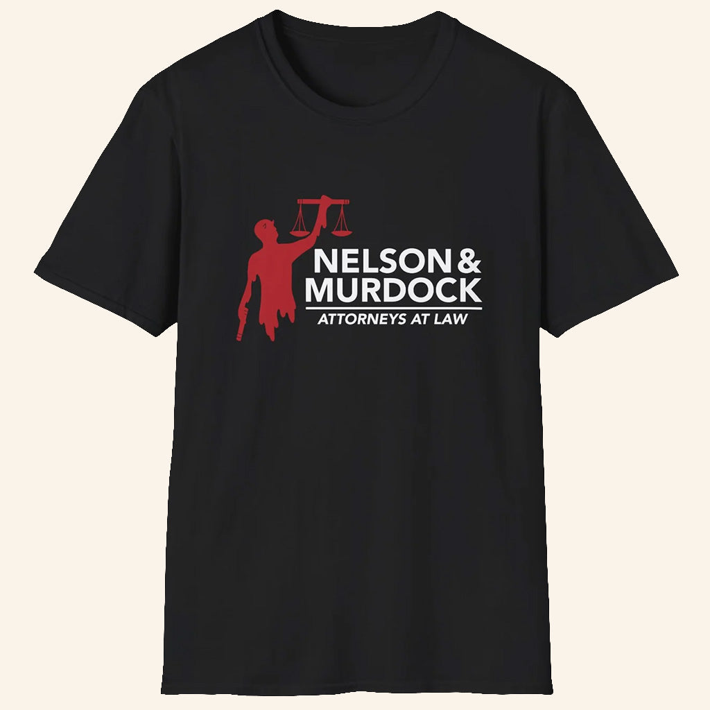 ScreenCrush Merch Nelson And Murdock Shirt Scales Of Justice T-Shirt Marvel Fan Gifts - Lily Birch Market