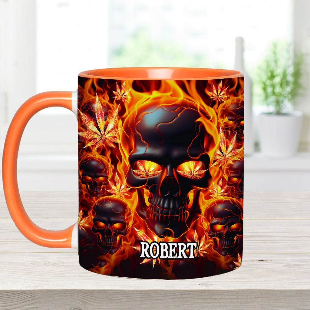 Free Your Mind - Personalized Weed Accent Mug
