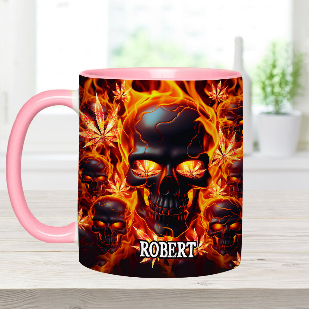 Free Your Mind - Personalized Weed Accent Mug