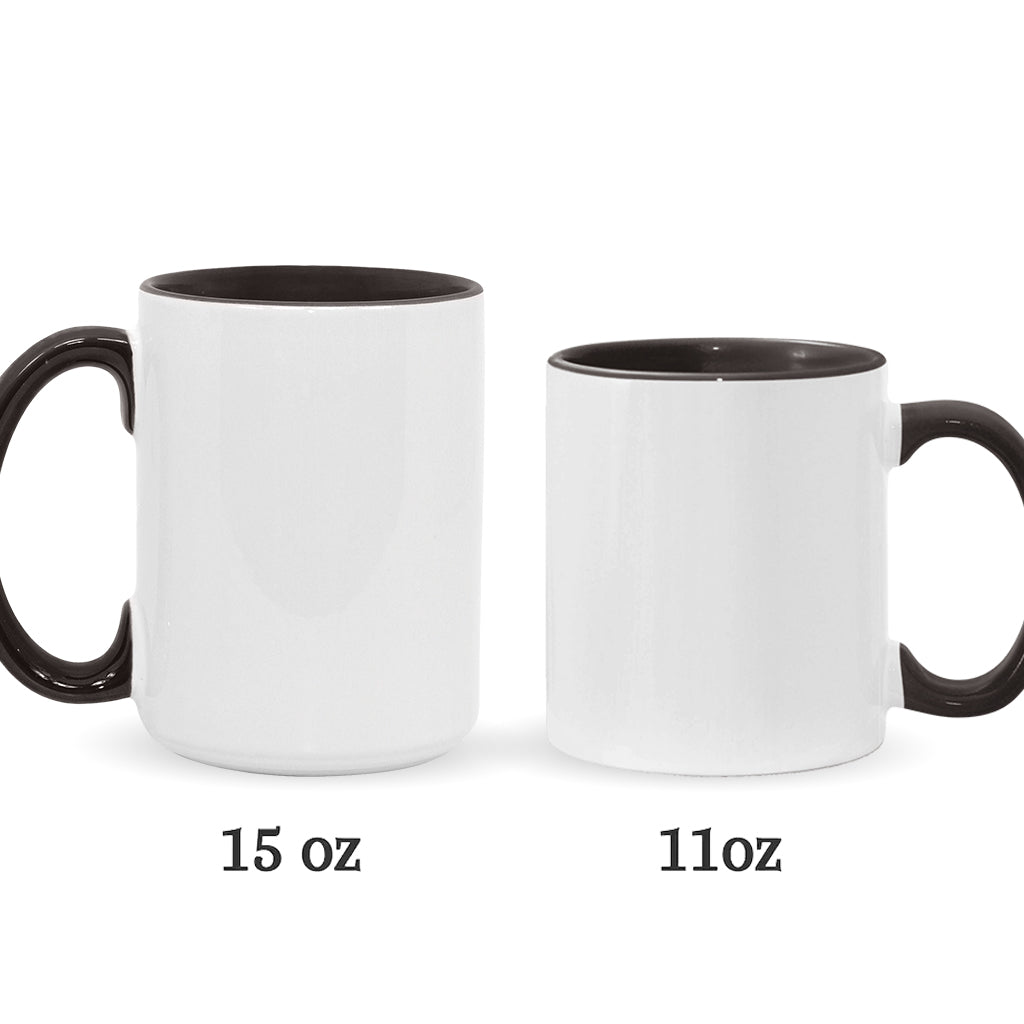 Skull Flowers - Personalized Skull Accent Mug