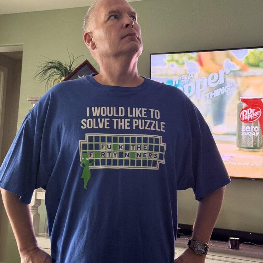 Seattle Football I Would Like To Solve The Puzzle Shirt Funny T-Shirt Gifts For Fans - Lily Birch Market