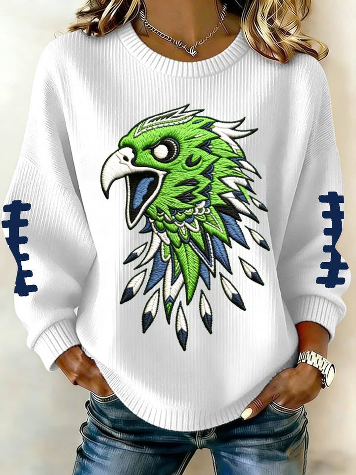 Seattle Football Sweatshirt Game Day Clothing Presents For Football Lovers - Lilybirchmarket