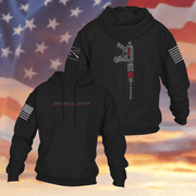 Second Amendment Hoodie Black Gun Right Patriotic Clothing Gifts For Men - Lilybirchmarket