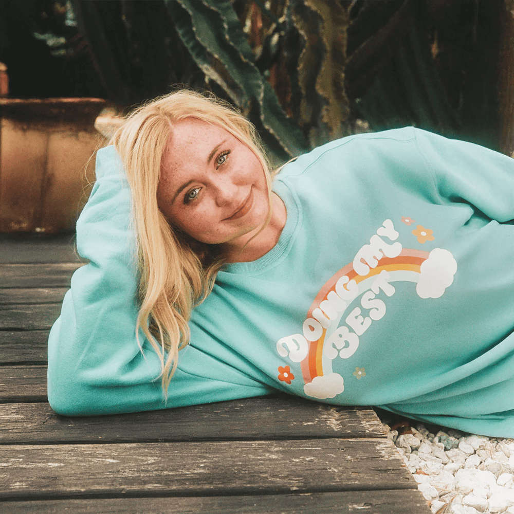 See The Way I See Merch Overthinker Sweatshirt Doing My Best Sweatshirt Gifts For Wife - Lilybirchmarket