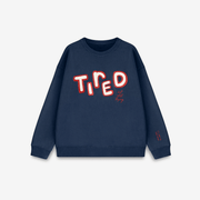 See The Way I See Merch Overthinker Sweatshirt Navy Tired Sweatshirt Gifts For Her - Lilybirchmarket