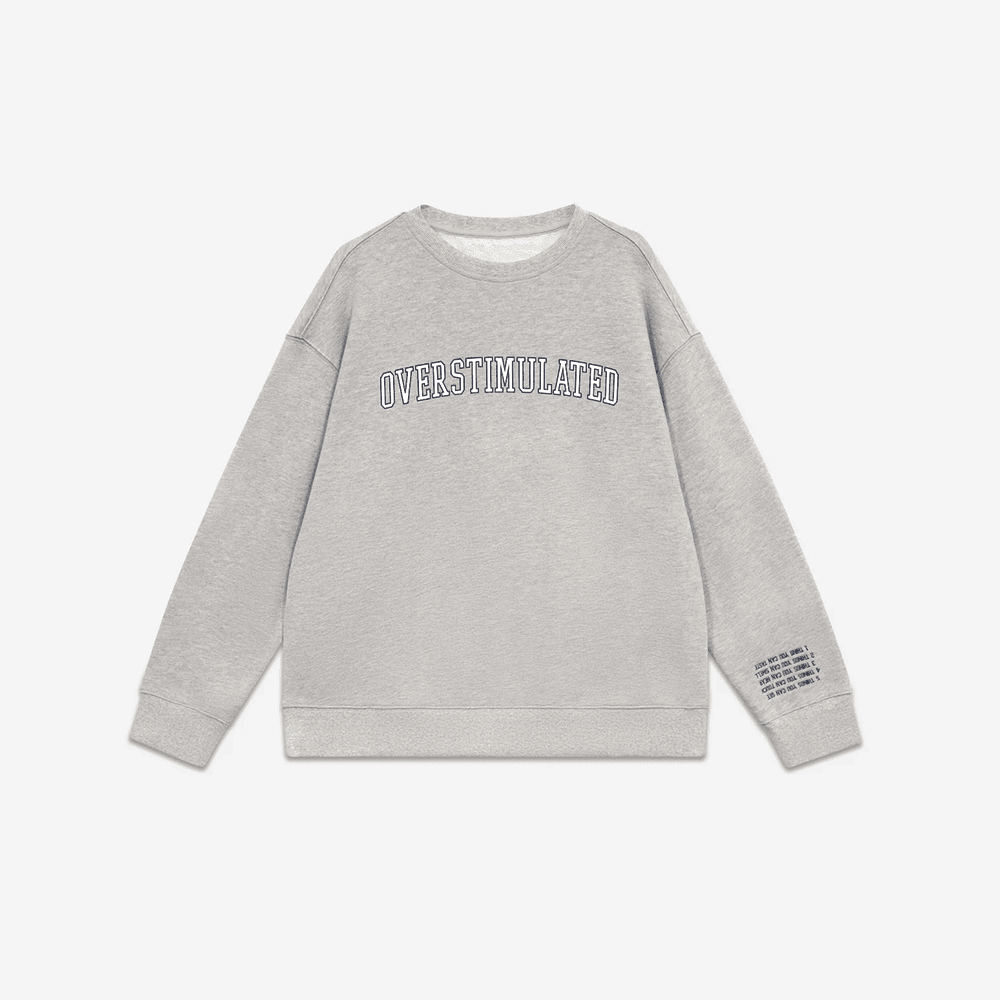 See The Way I See Merch Overthinker Sweatshirt Overstimulated Sweatshirt Best Gifts For Her - Lilybirchmarket