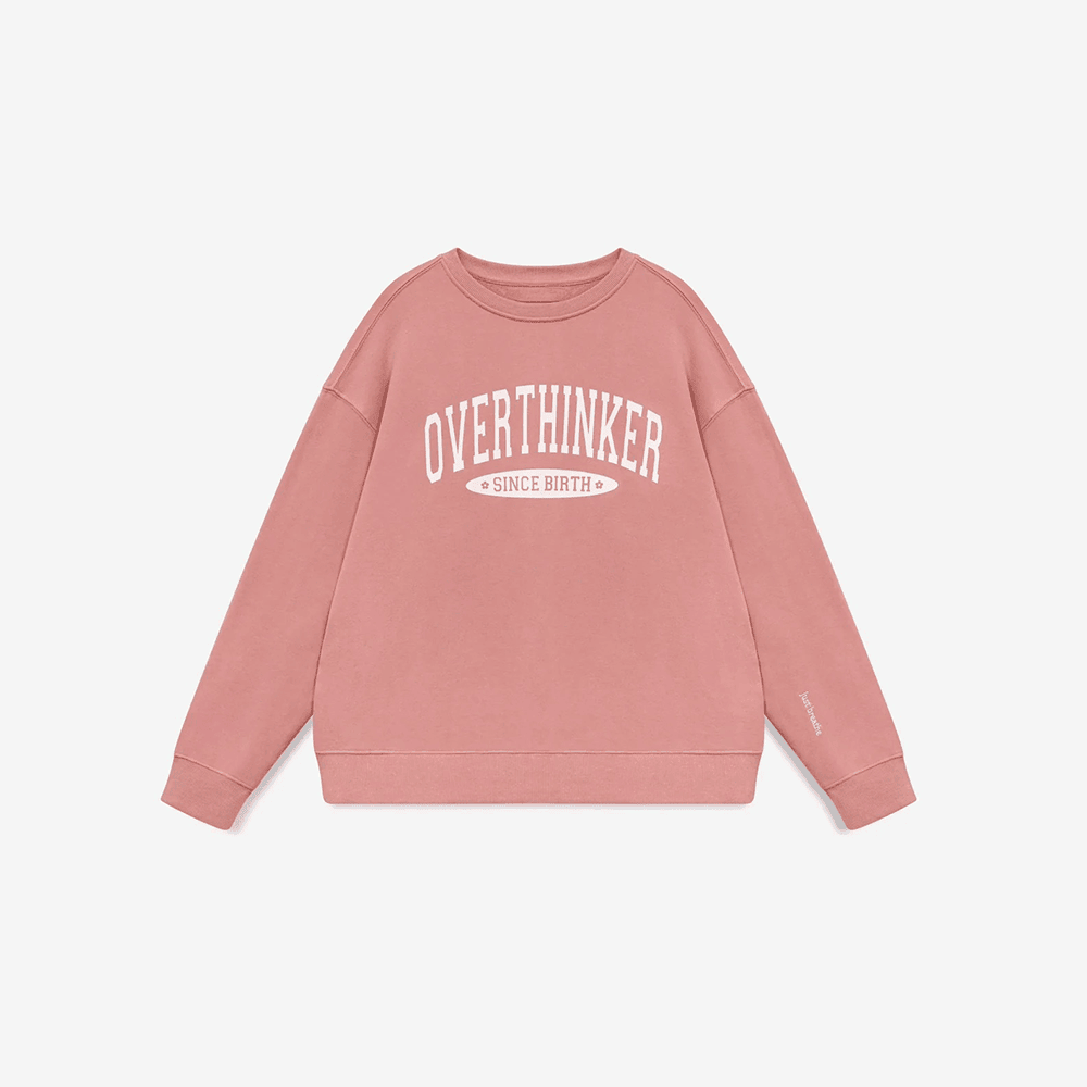 See The Way I See Merch Overthinker Sweatshirt Overthinker Since Birth Sweatshirt Women's - Lilybirchmarket