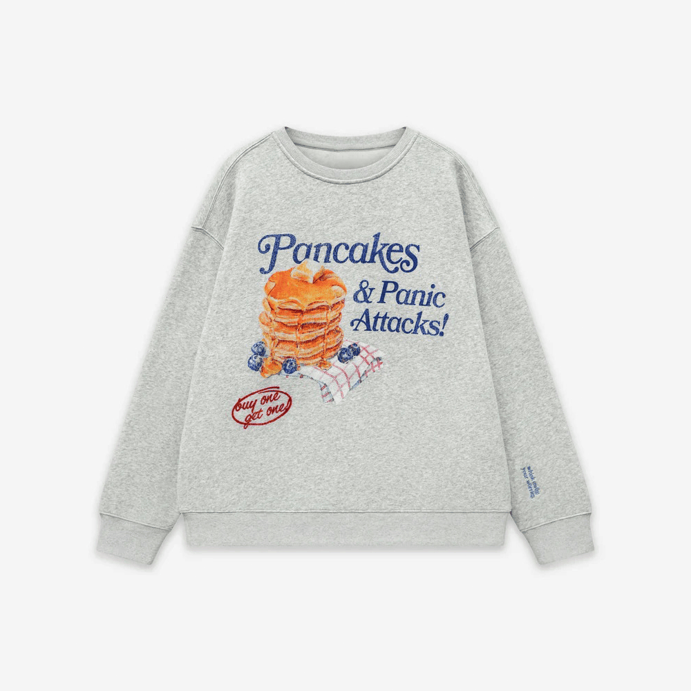 See The Way I See Merch Overthinker Sweatshirt Pancakes And Panic Attacks Sweatshirt Her Gifts - Lilybirchmarket