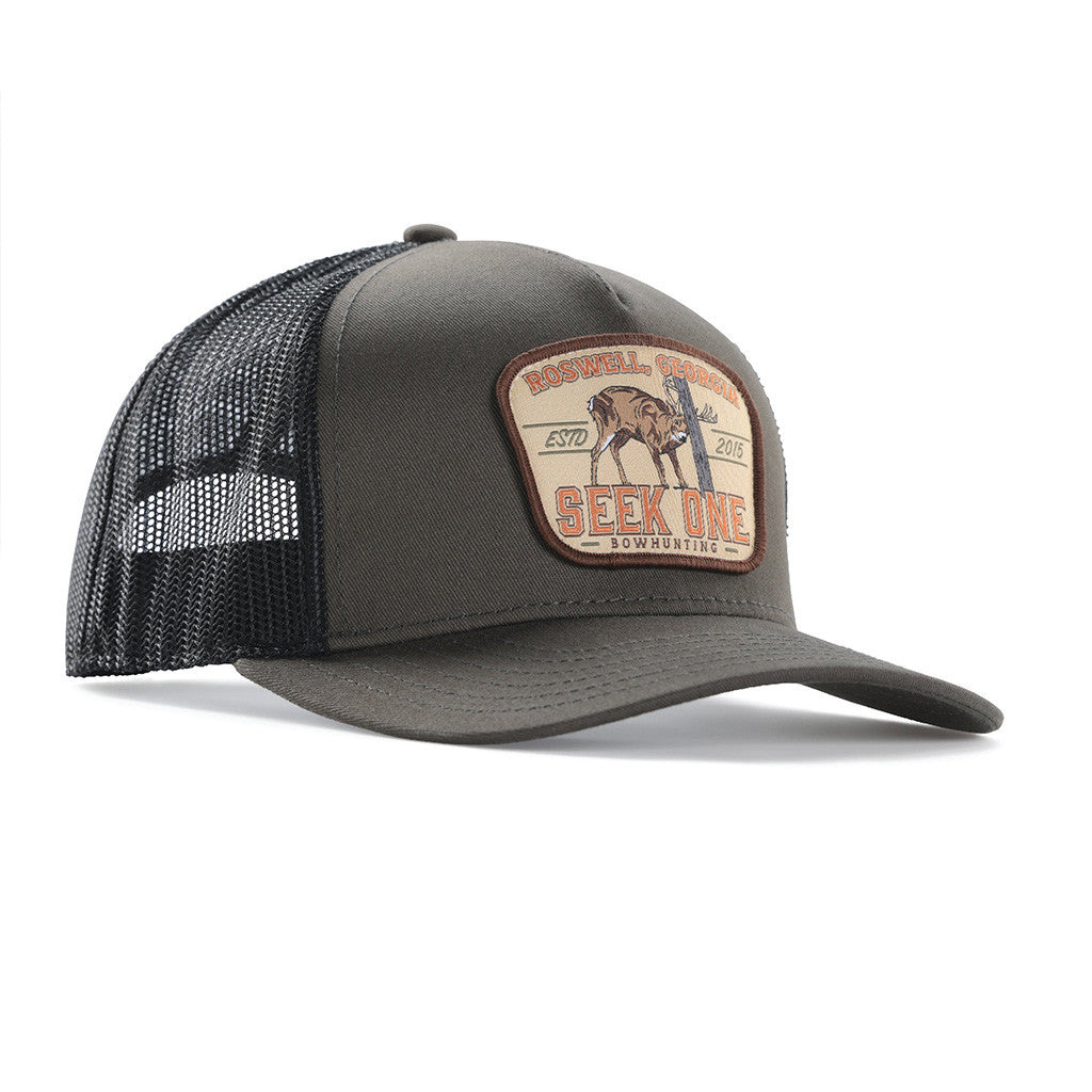 Seek One Merch Buck Rub Trucker Hat Gifts For Outdoor Enthusiasts - Lilybirchmarket